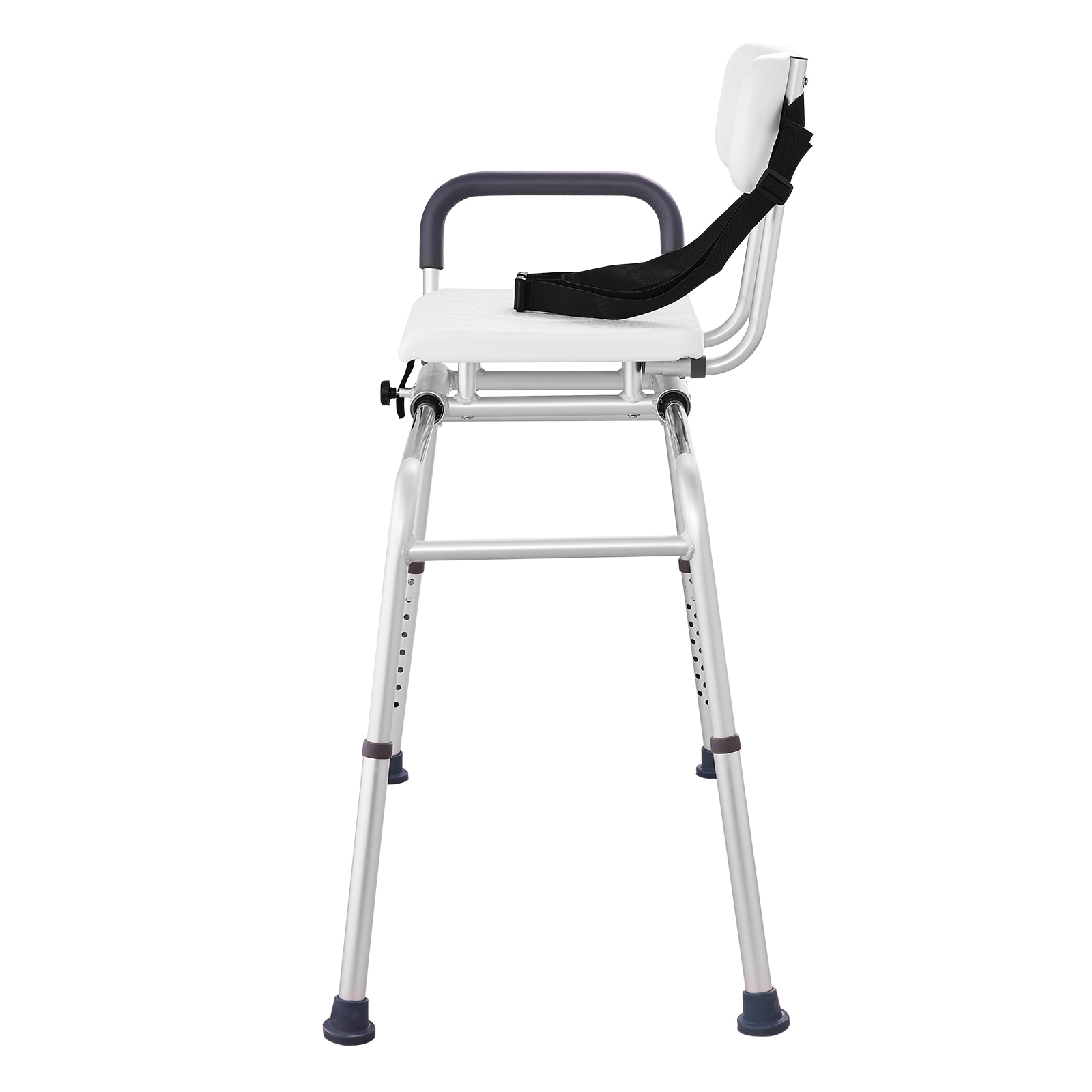 Sliding Tub Transfer Bench Shower Chair & Cut-Out Seat Reversible Backrest_voghion.com